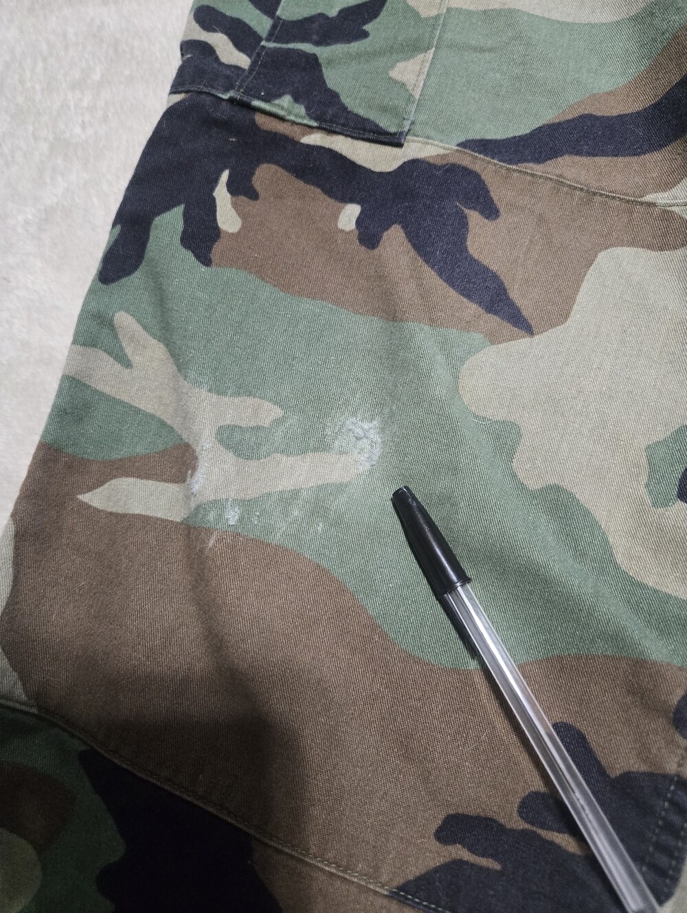 Military Issued Army Fatigue Camo Cargo Pants Mens Size Large *see pics* - Picture 3 of 7